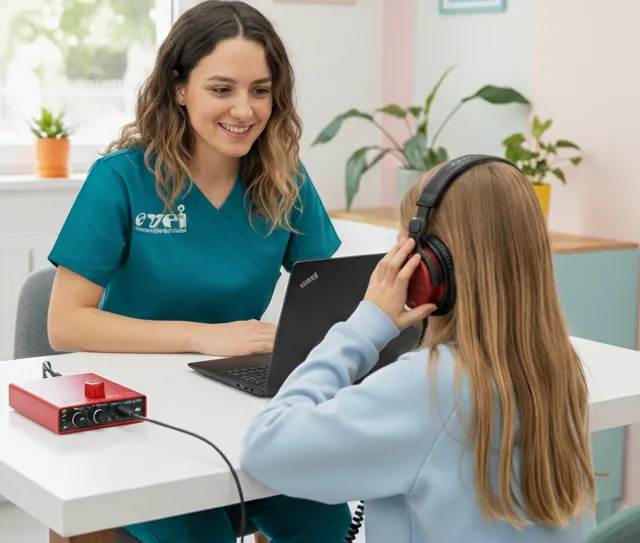 Sala de terapia auditiva en SyEi Las Rozas