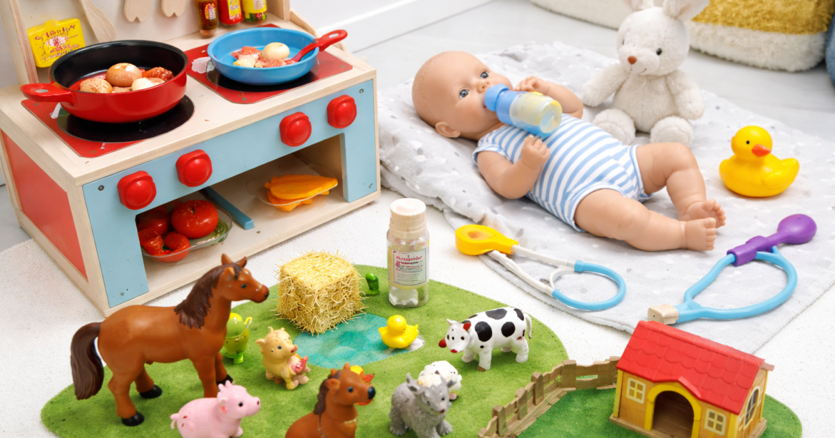 Juego simbólico a los 2 años: imitación y lenguaje